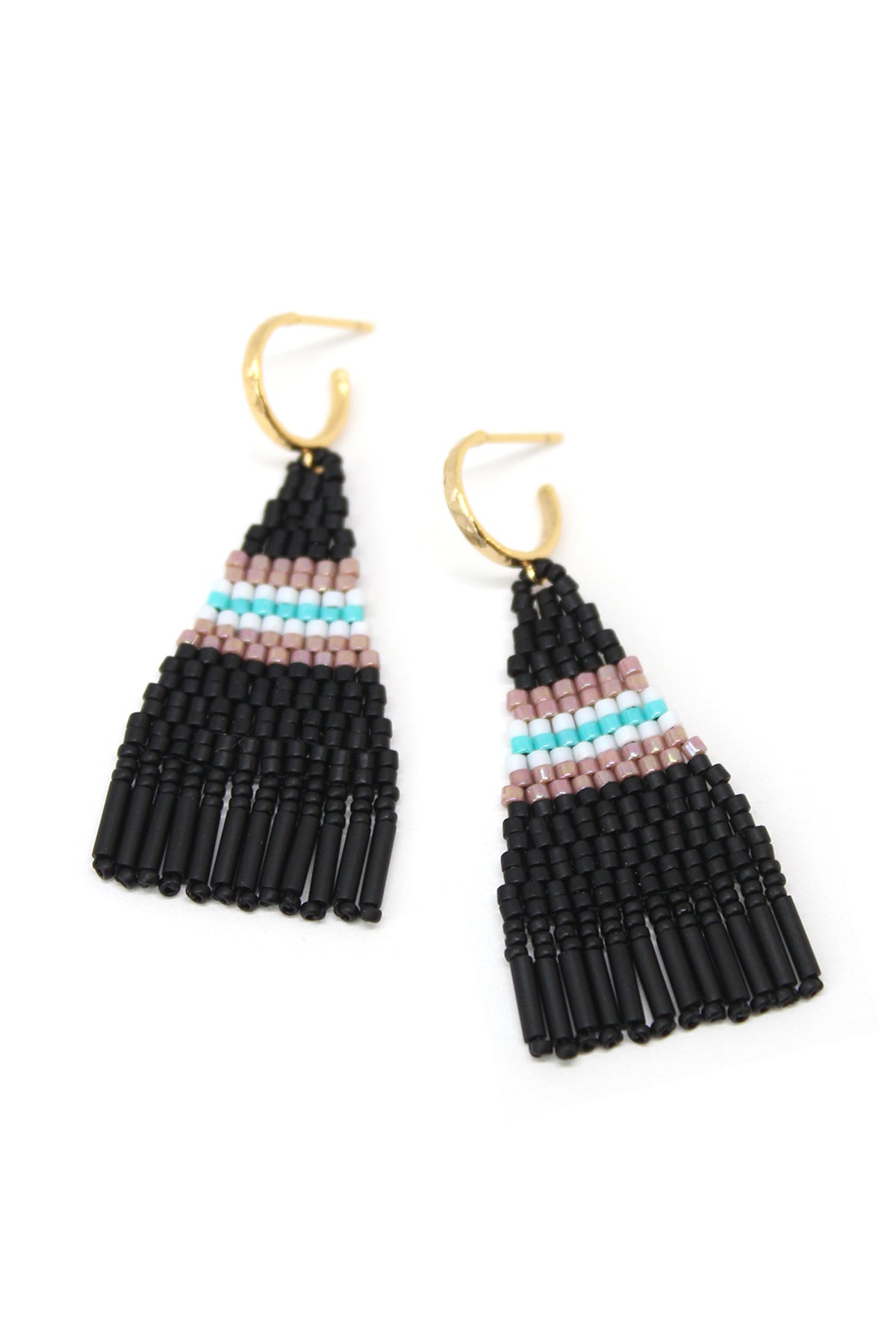 BRIE BEADED FRINGE EARRINGS BY BLUMA PROJECT - Velvet Staging 2.0-26916067279044