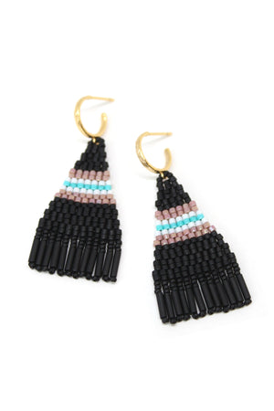 BRIE BEADED FRINGE EARRINGS BY BLUMA PROJECT - Velvet Staging 2.0