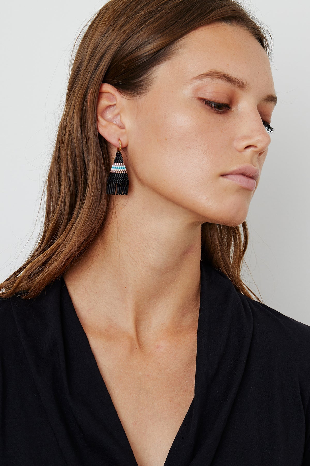 BRIE BEADED FRINGE EARRINGS BY BLUMA PROJECT - Velvet Staging 2.0-26916067213508