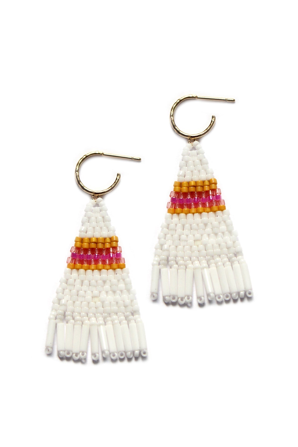 BRIE BEADED FRINGE EARRINGS BY BLUMA PROJECT - Velvet Staging 2.0