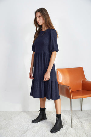 BRIE PUFF SLEEVE DRESS - Velvet Staging 2.0