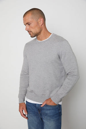 BRIXTON CREW NECK SWEATER - Velvet Staging 2.0