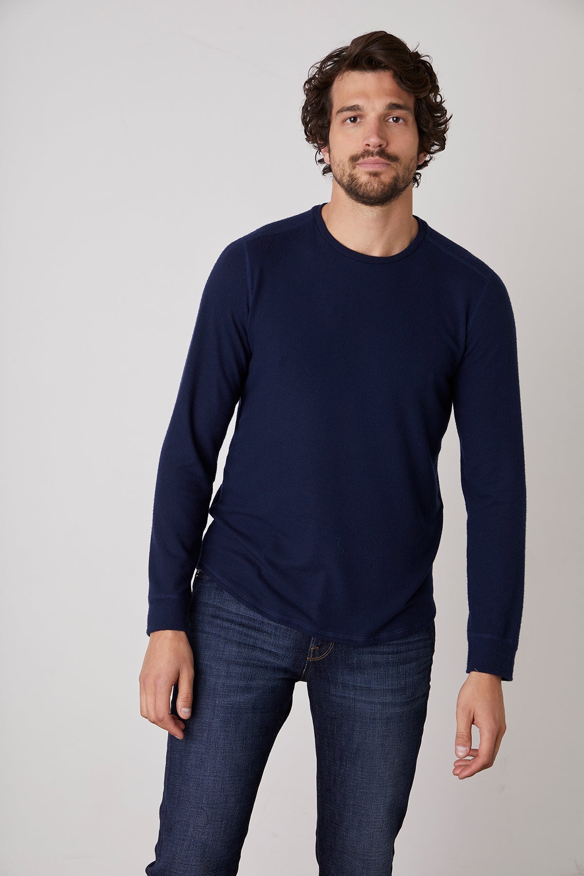 BRONSON COZY JERSEY KNIT SHIRT Velvet by Graham & Spencer-26916071669956
