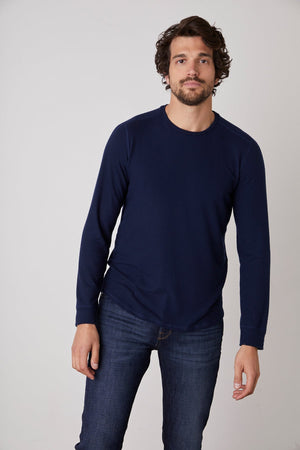 BRONSON COZY JERSEY KNIT SHIRT Velvet by Graham & Spencer