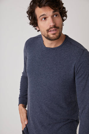BRONSON COZY JERSEY KNIT SHIRT Velvet by Graham & Spencer