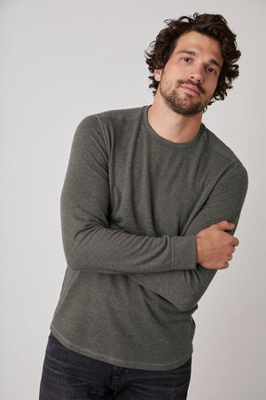 BRONSON COZY JERSEY KNIT SHIRT Velvet by Graham & Spencer