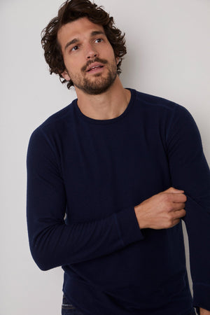 BRONSON COZY JERSEY KNIT SHIRT Velvet by Graham & Spencer