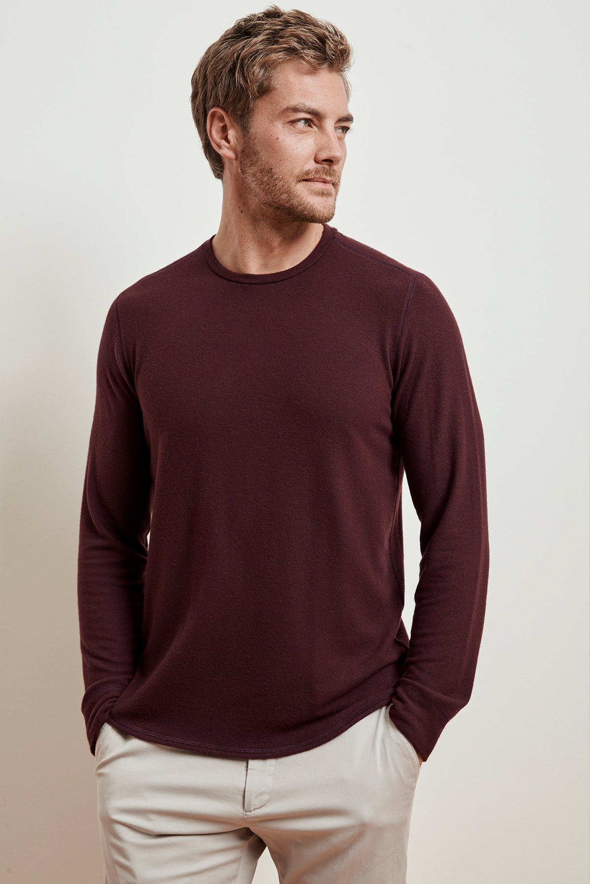 BRONSON COZY JERSEY KNIT TOP - Velvet Staging 2.0