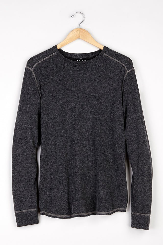 BRONSON COZY JERSEY KNIT TOP - Velvet Staging 2.0