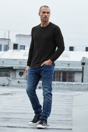 BRONSON COZY JERSEY KNIT TOP - Velvet Staging 2.0
