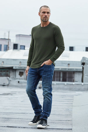 BRONSON COZY JERSEY KNIT TOP - Velvet Staging 2.0
