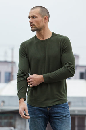 BRONSON COZY JERSEY KNIT TOP - Velvet Staging 2.0