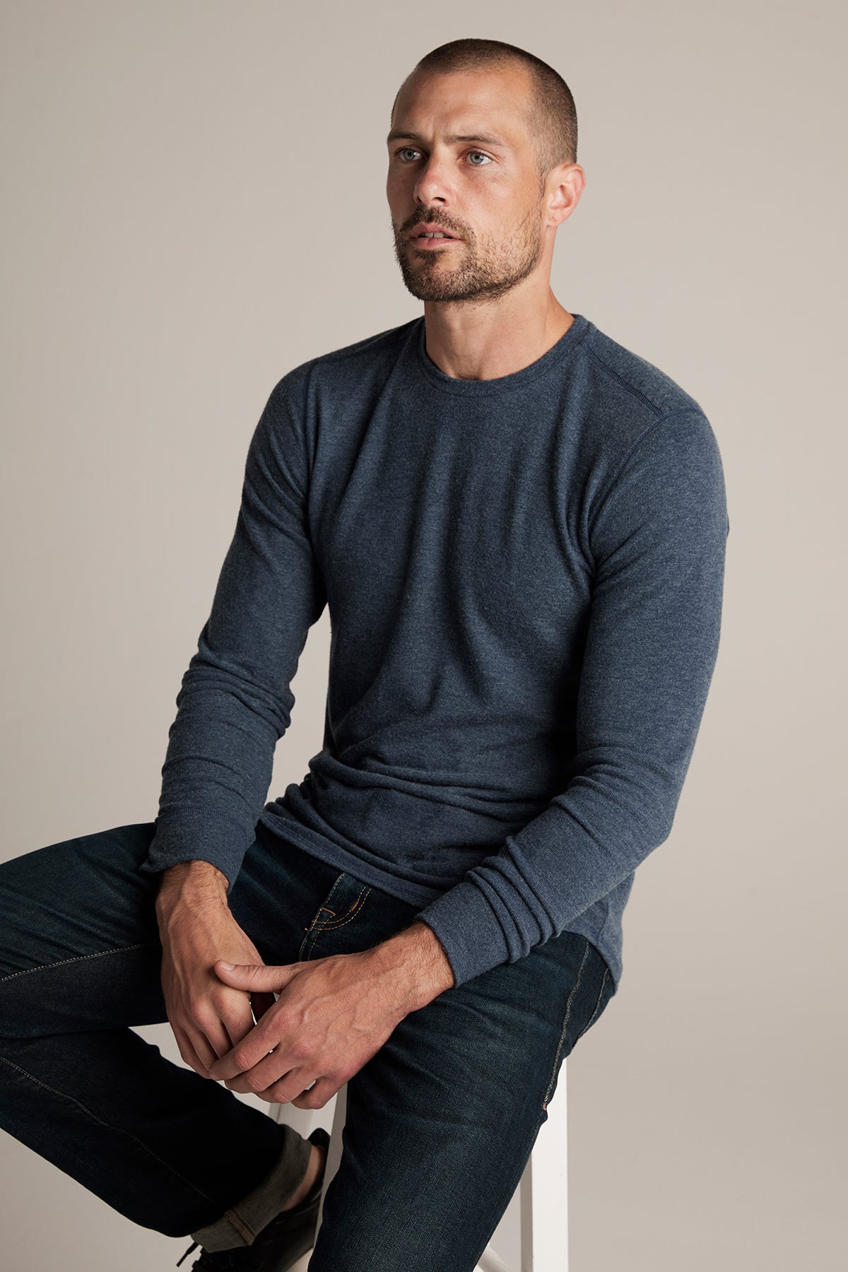 BRONSON COZY JERSEY KNIT TOP - Velvet Staging 2.0