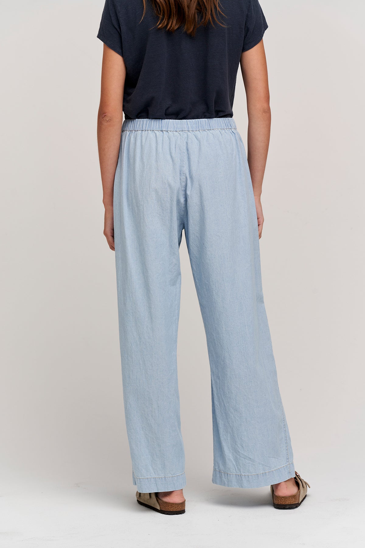 BROOKLYN CHAMBRAY WIDE LEG PANT - Velvet Staging 2.0-26916076650692