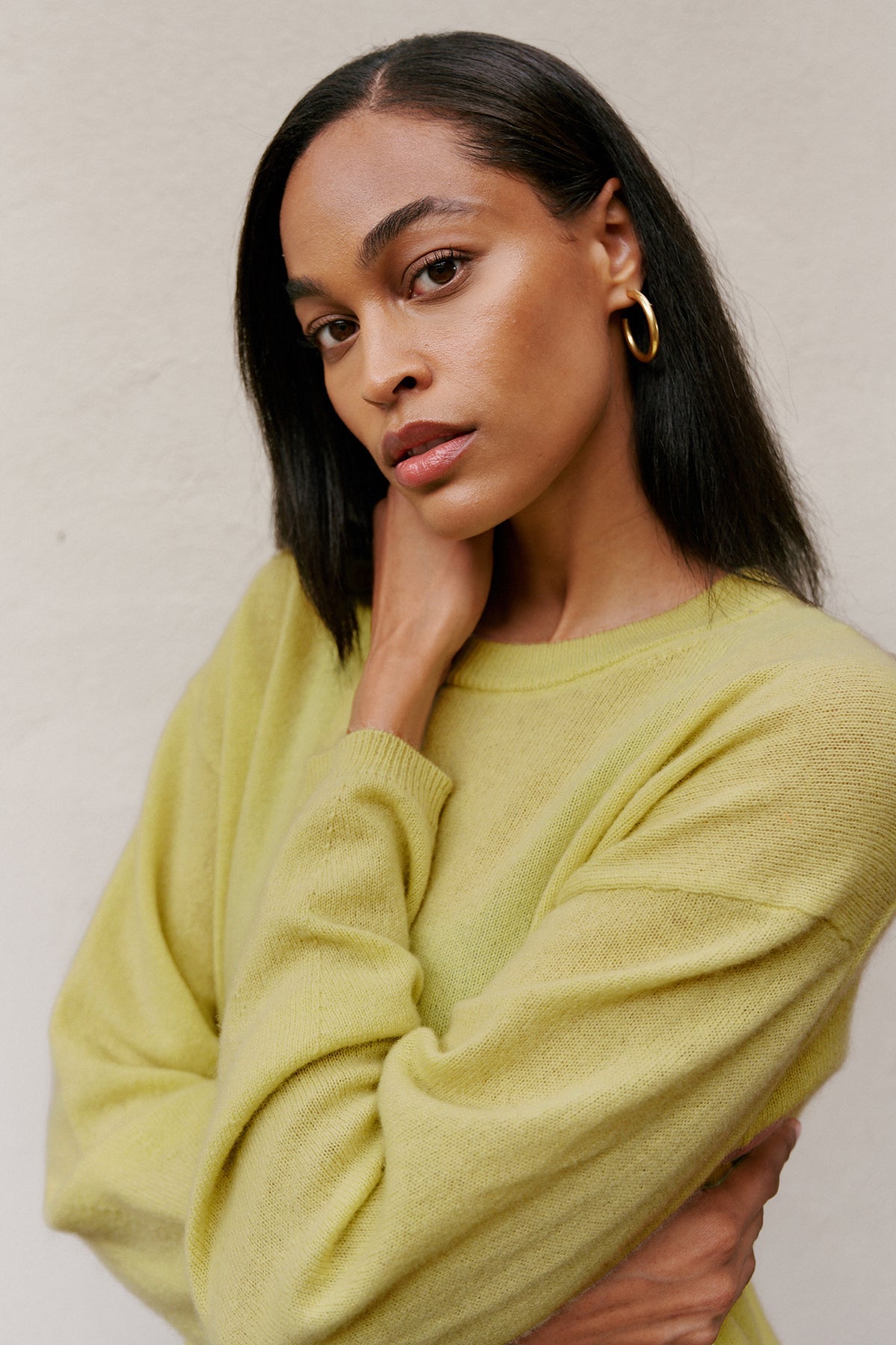 BRYNNE CASHMERE CREW NECK SWEATER - Velvet Staging 2.0-26916079861956