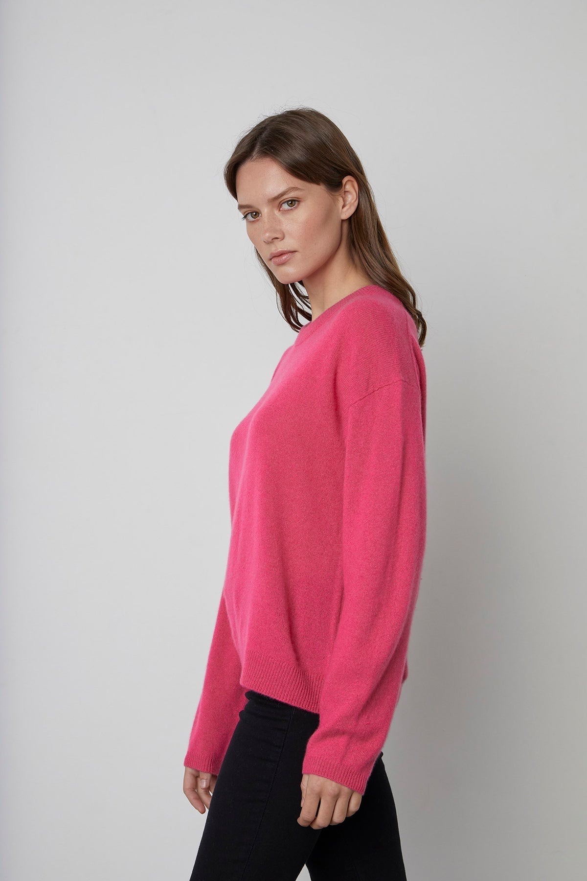 BRYNNE CASHMERE CREW NECK SWEATER - Velvet Staging 2.0