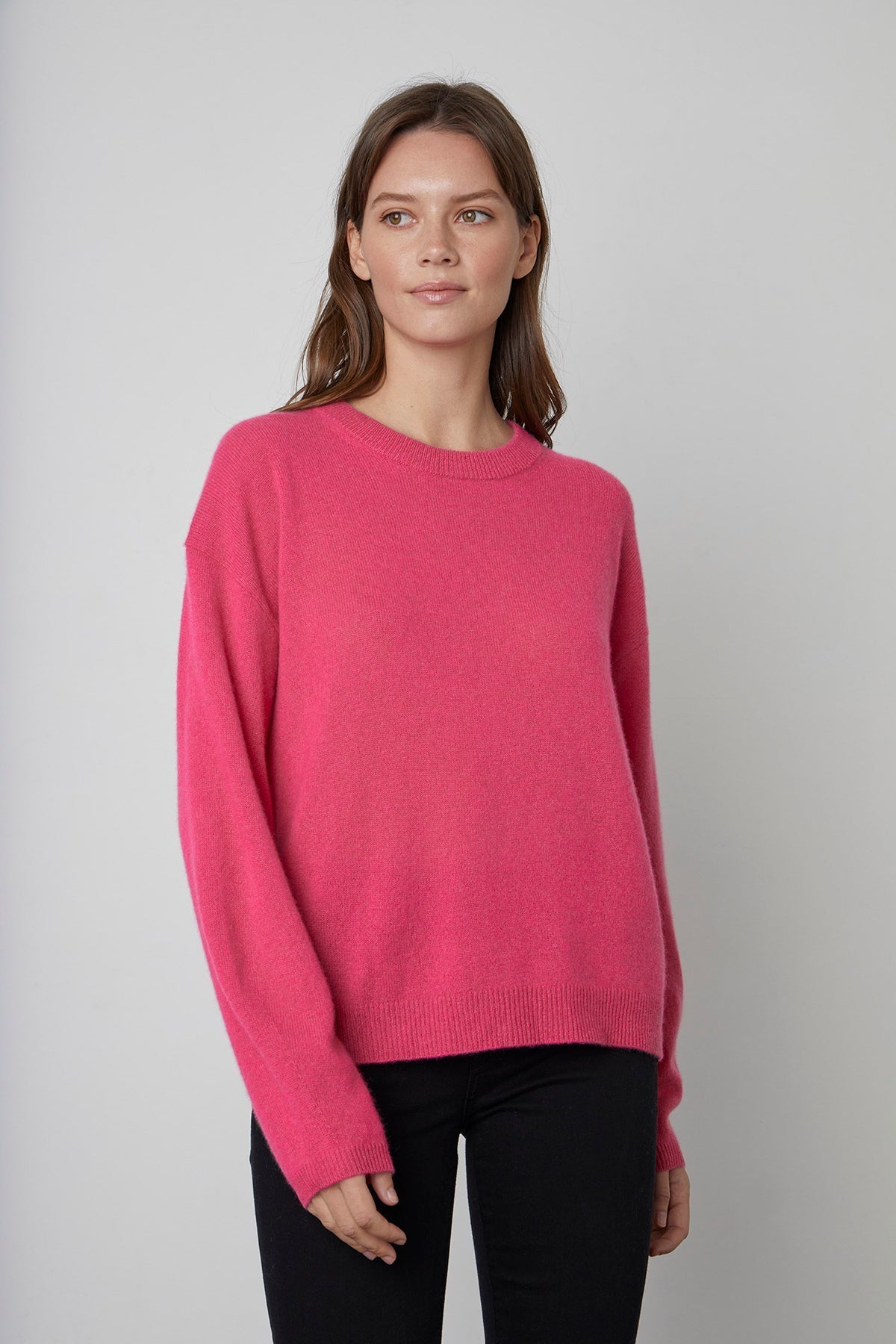 BRYNNE CASHMERE CREW NECK SWEATER - Velvet Staging 2.0-26916079304900