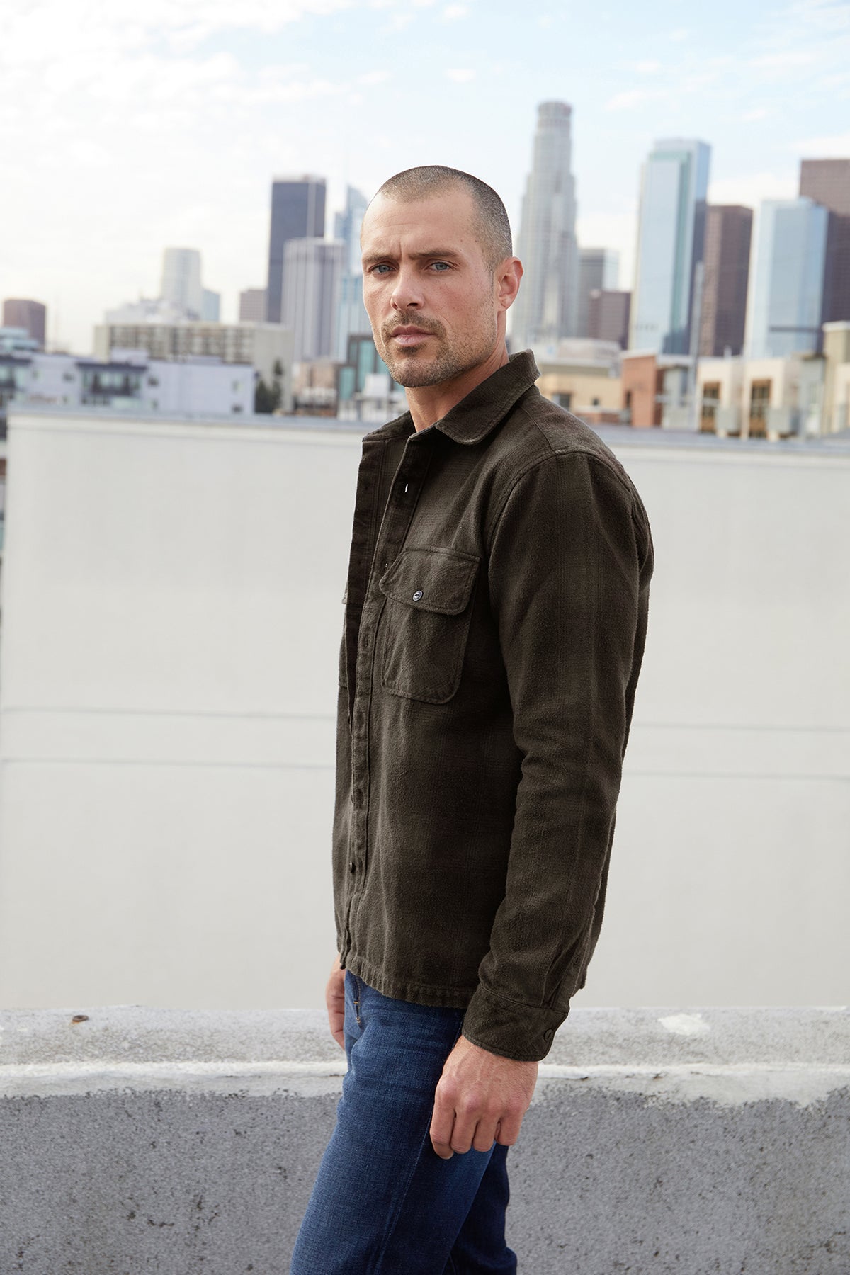 BRYSON PLAID BUTTON-UP - Velvet Staging 2.0