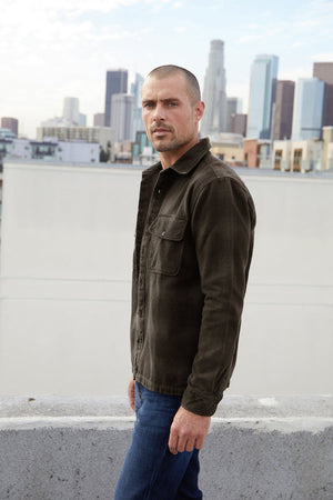 BRYSON PLAID BUTTON-UP - Velvet Staging 2.0