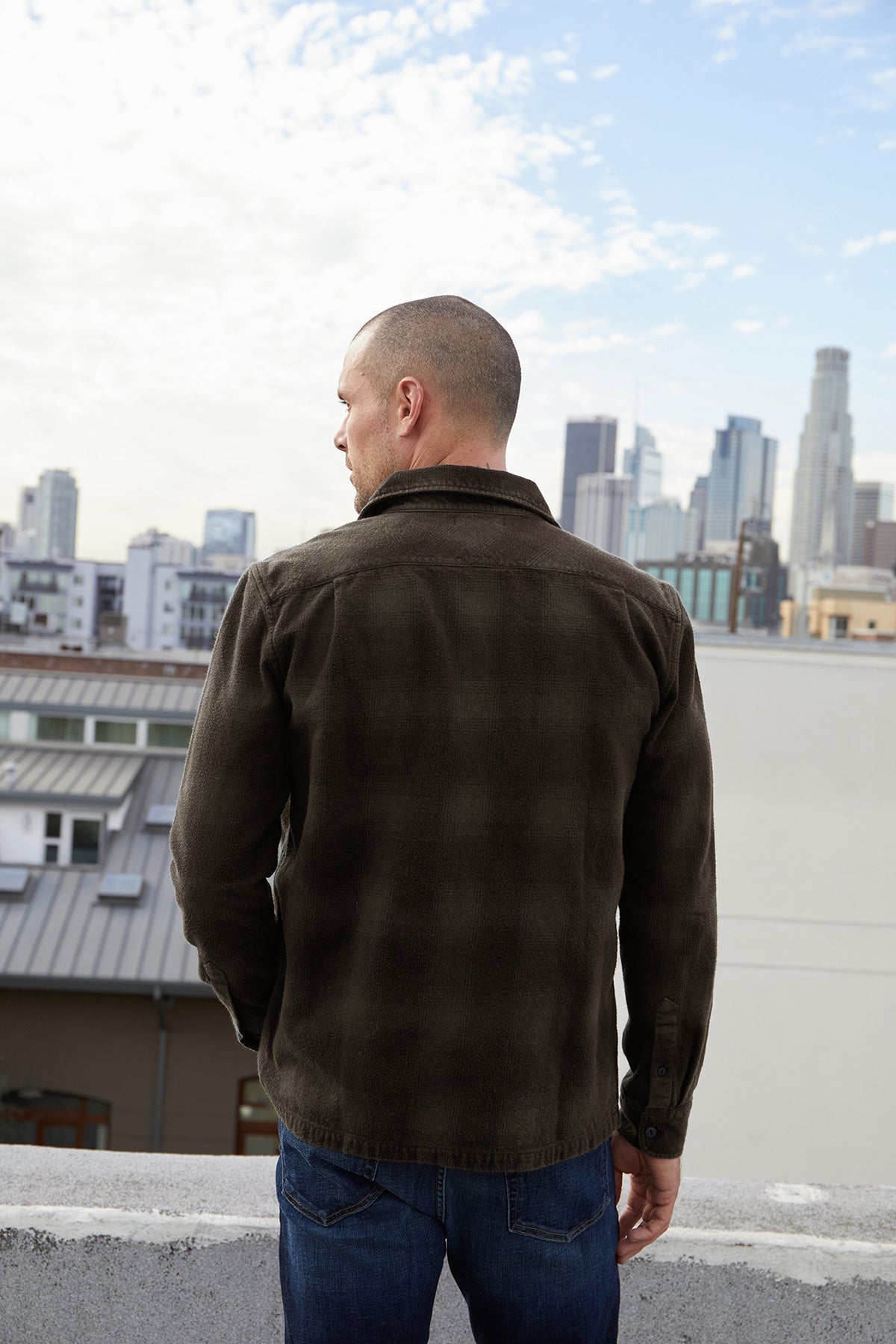 BRYSON PLAID BUTTON-UP - Velvet Staging 2.0