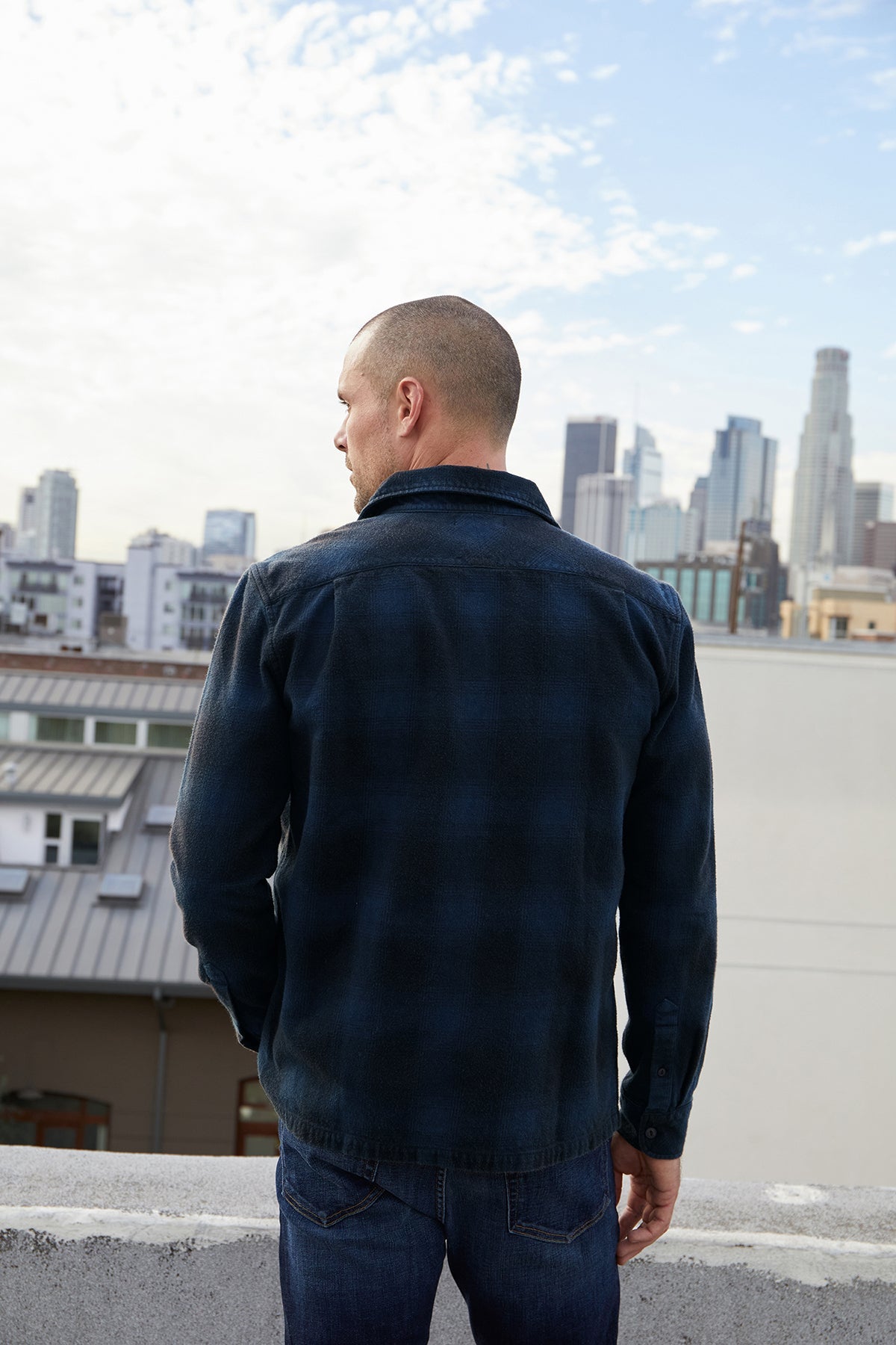 BRYSON PLAID BUTTON-UP - Velvet Staging 2.0