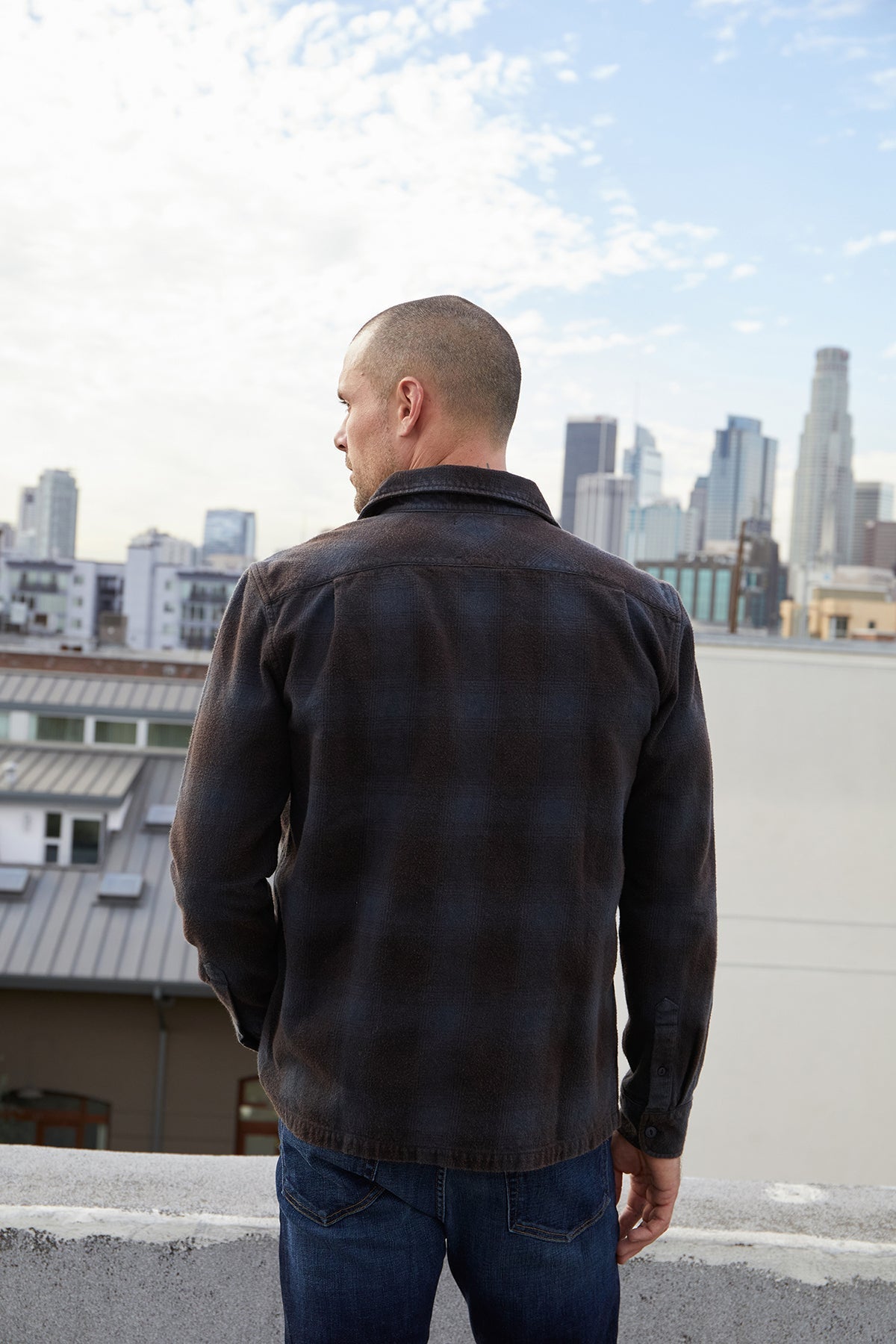 BRYSON PLAID BUTTON-UP - Velvet Staging 2.0-26916080943300