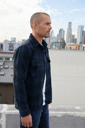 BRYSON PLAID BUTTON-UP - Velvet Staging 2.0