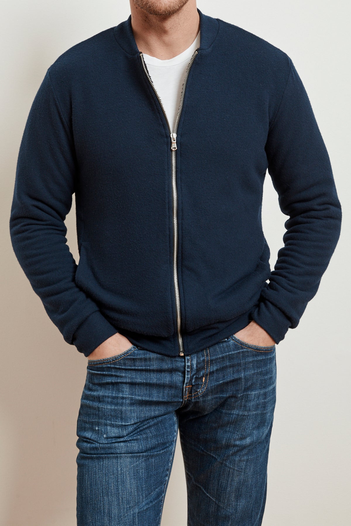 CABE COZY JERSEY BOMBER JACKET Velvet by Graham & Spencer-26916082319556
