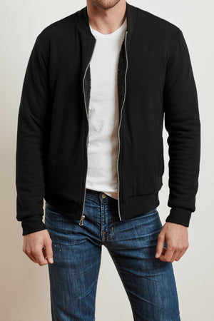 CABE COZY JERSEY BOMBER JACKET Velvet by Graham & Spencer