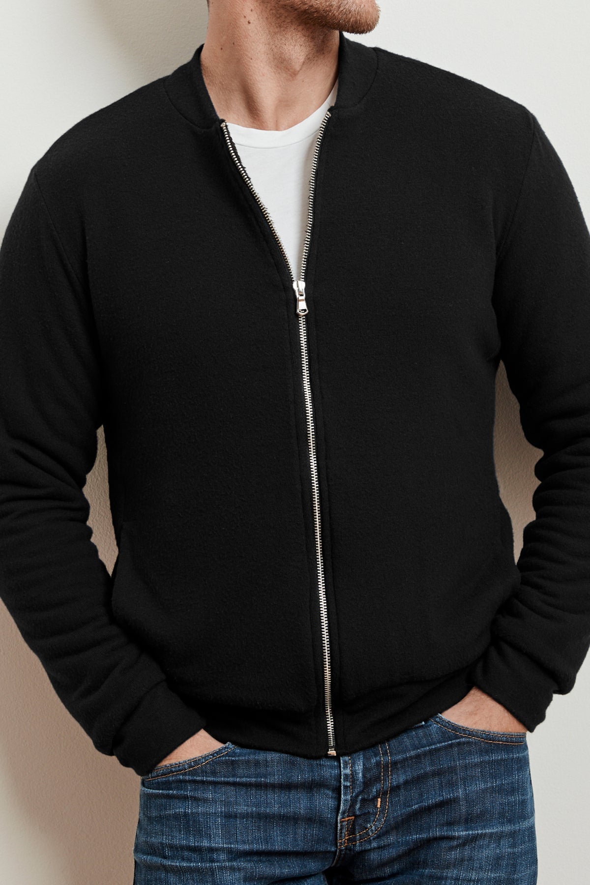 CABE COZY JERSEY BOMBER JACKET Velvet by Graham & Spencer-26916082221252