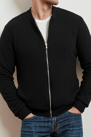 CABE COZY JERSEY BOMBER JACKET Velvet by Graham & Spencer
