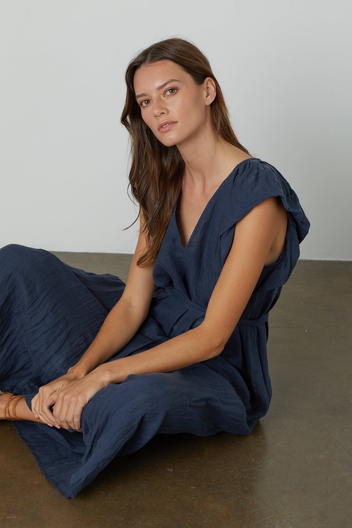 CACEY LINEN SWING DRESS - Velvet Staging 2.0
