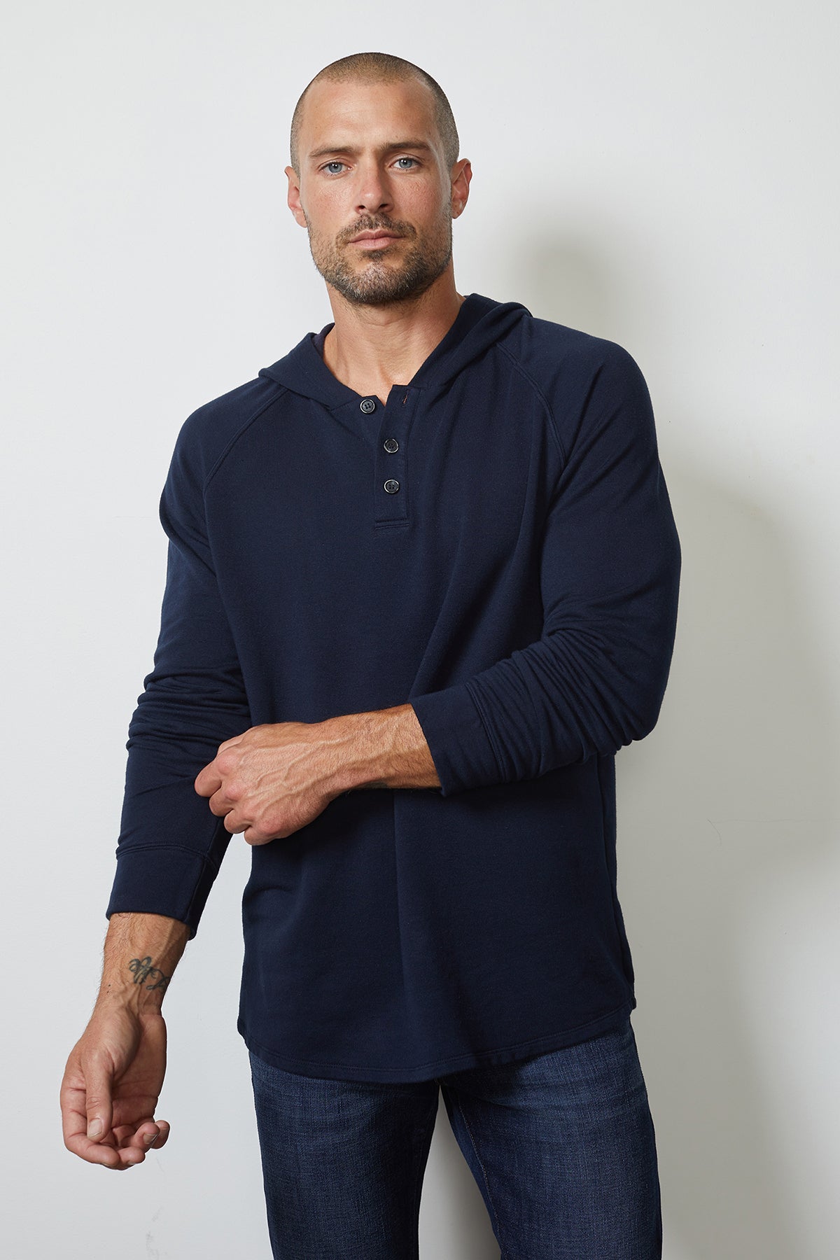 CAMERON HENLEY HOODIE - Velvet Staging 2.0