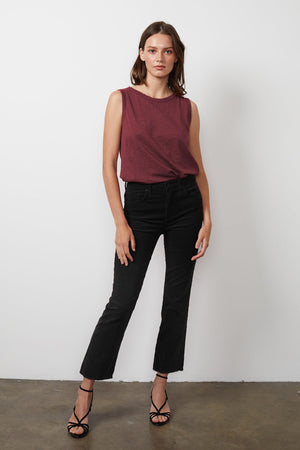 CANDACE CORDUROY HIGH RISE CROP JEAN - Velvet Staging 2.0