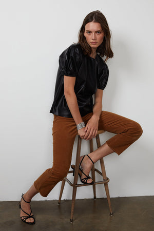 CANDACE CORDUROY HIGH RISE CROP JEAN - Velvet Staging 2.0