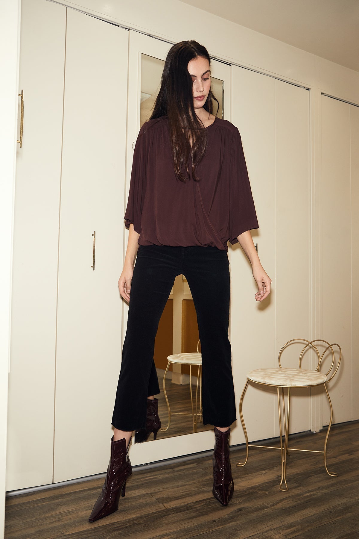 CANDACE CORDUROY HIGH RISE CROP JEAN - Velvet Staging 2.0