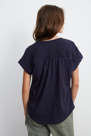 CARAH COTTON CONTRAST BLOUSE - Velvet Staging 2.0