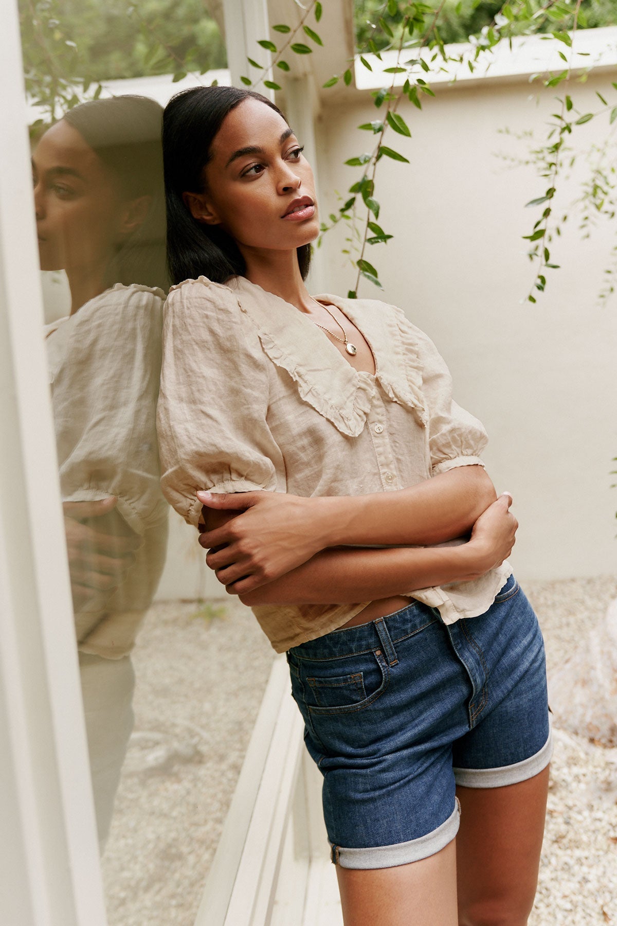 CARAH LINEN BLOUSE - Velvet Staging 2.0-26916085137604