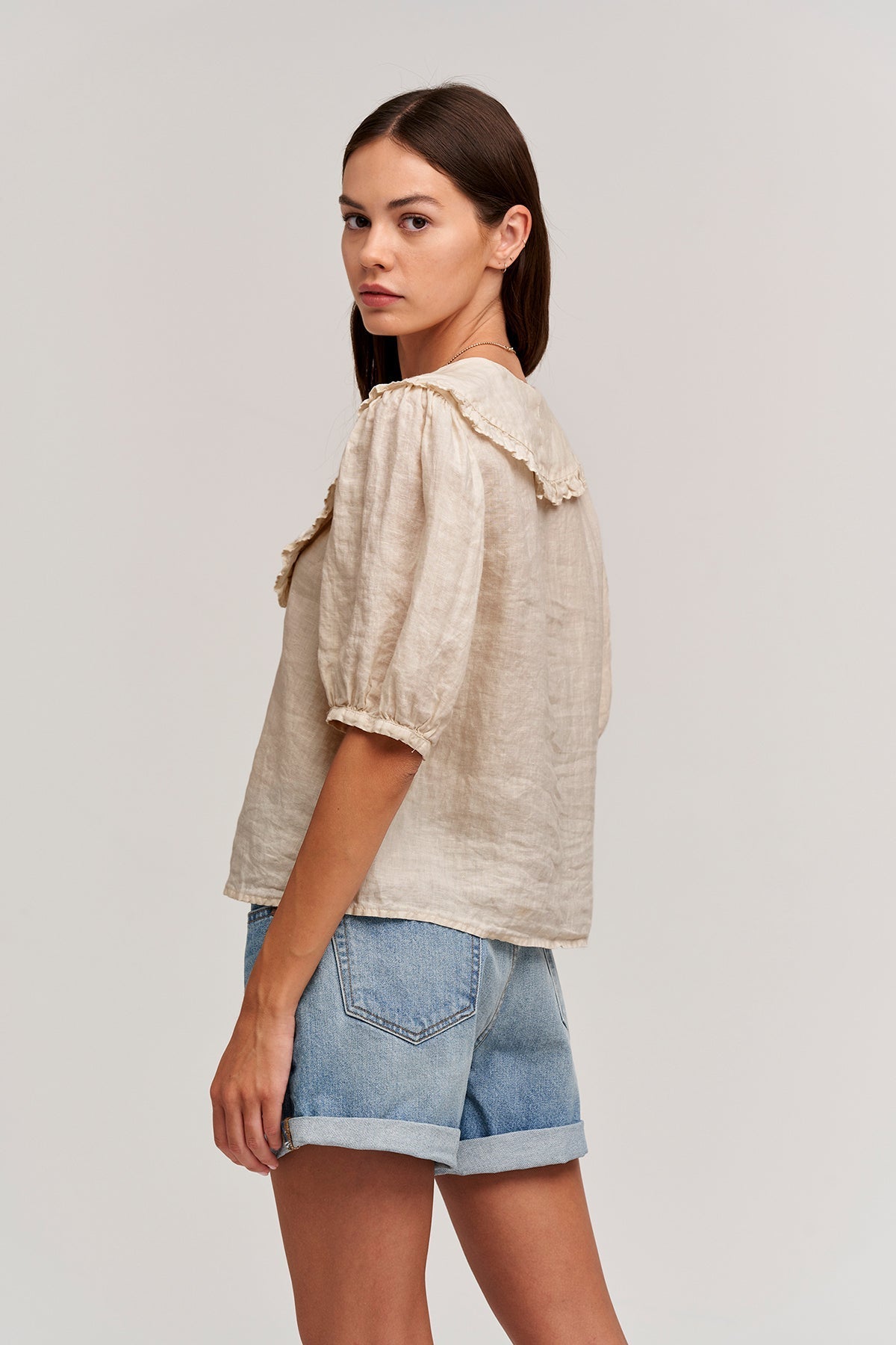 CARAH LINEN BLOUSE - Velvet Staging 2.0