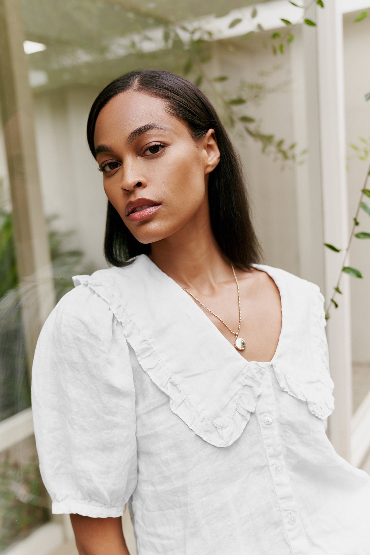 CARAH LINEN BLOUSE - Velvet Staging 2.0