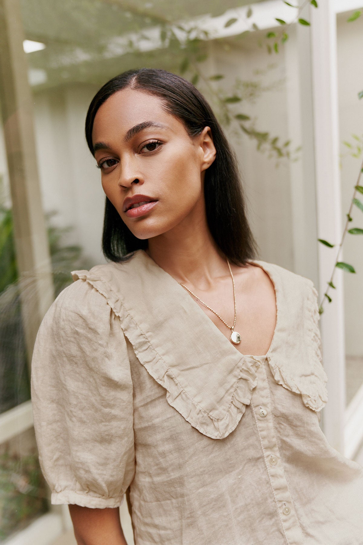 CARAH LINEN BLOUSE - Velvet Staging 2.0