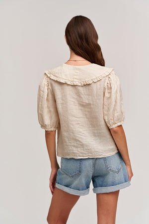 CARAH LINEN BLOUSE - Velvet Staging 2.0