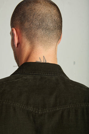 CAREY CORDUROY BUTTON-UP SHIRT - Velvet Staging 2.0