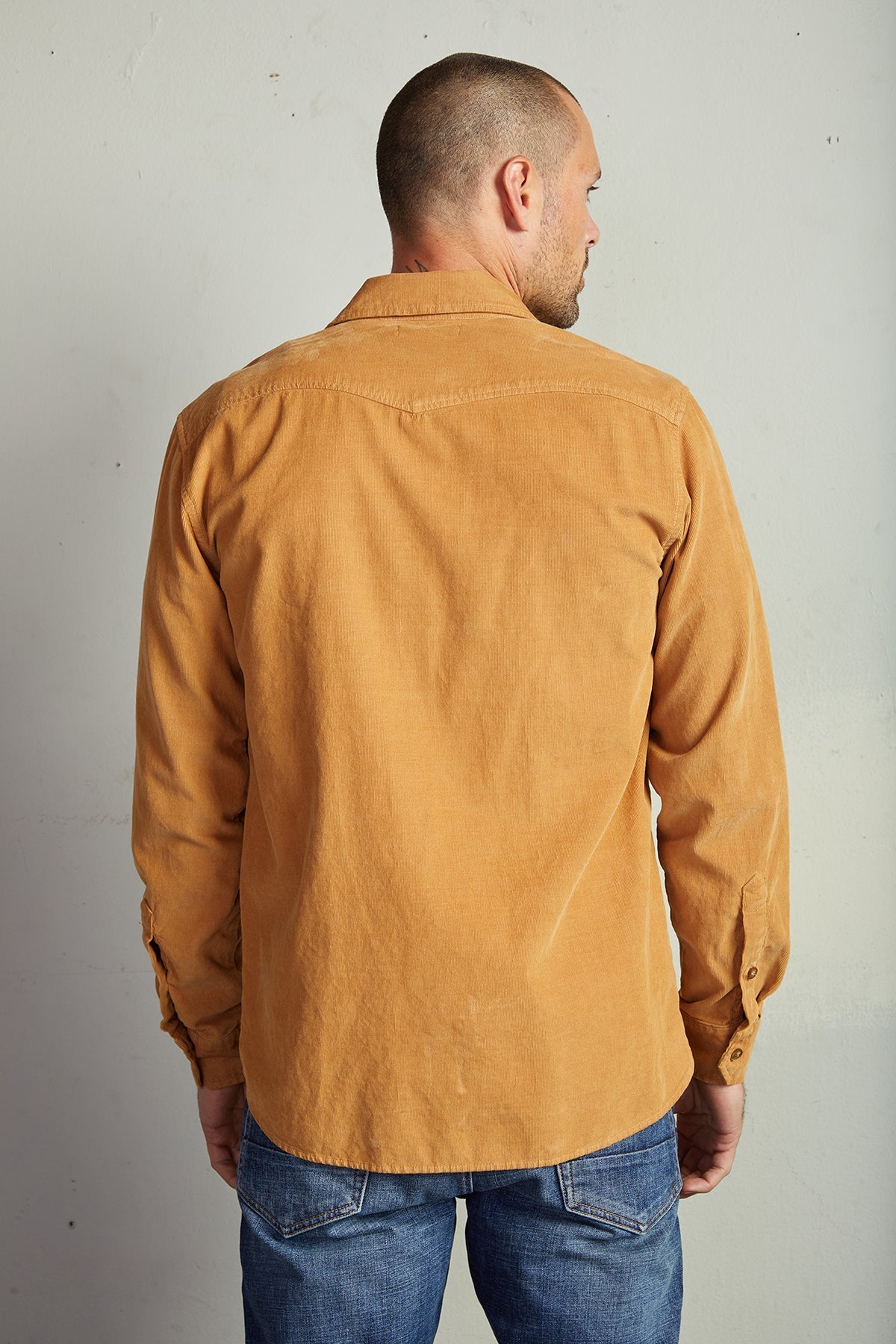 CAREY CORDUROY BUTTON-UP SHIRT - Velvet Staging 2.0-26916087791812
