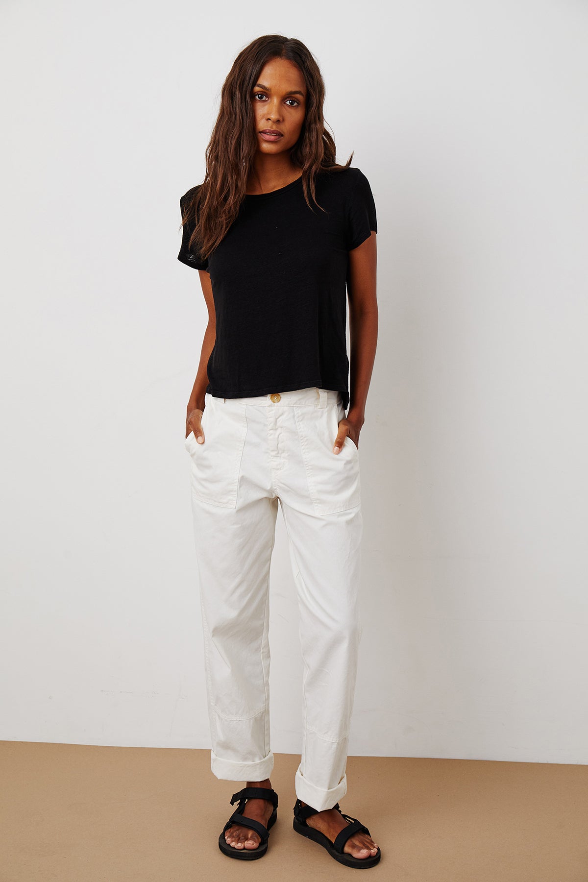 CASEY SHORT SLEEVE CREW NECK TEE - Velvet Staging 2.0