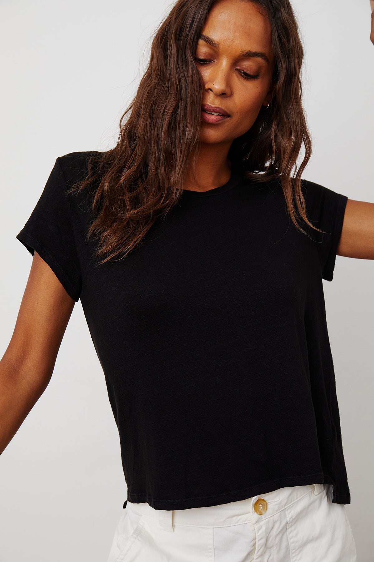 CASEY SHORT SLEEVE CREW NECK TEE - Velvet Staging 2.0