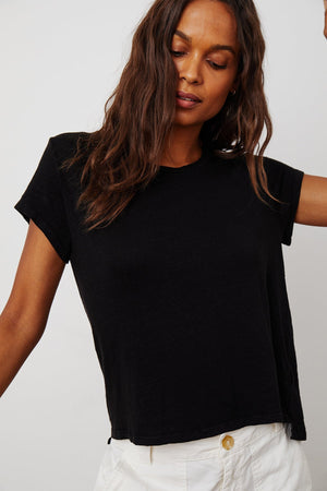CASEY SHORT SLEEVE CREW NECK TEE - Velvet Staging 2.0