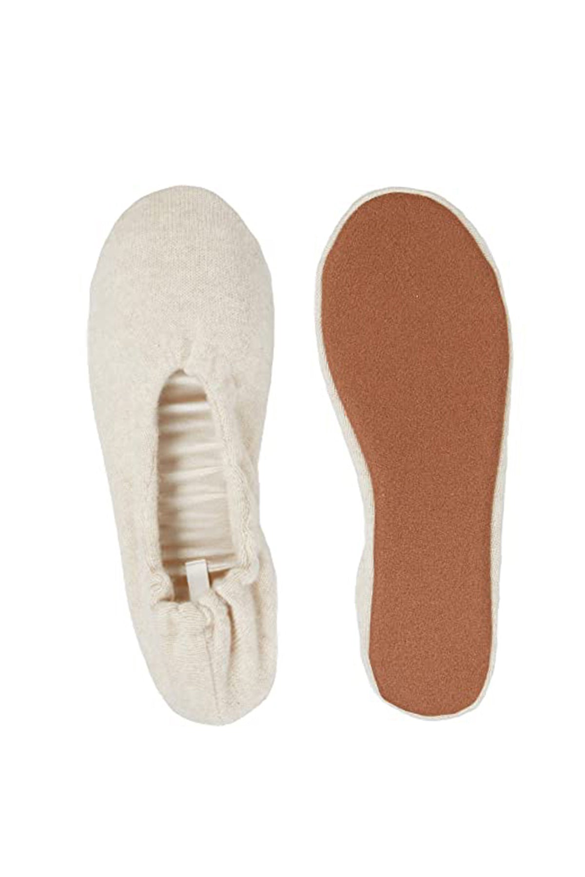 CASHMERE BALLET FLAT SLIPPERS BY SKIN - Velvet Staging 2.0-26916090282180