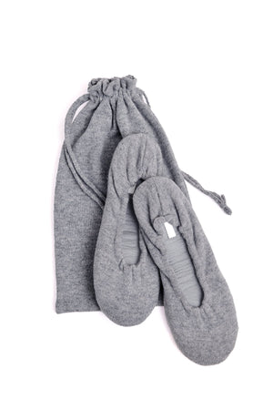 CASHMERE BALLET FLAT SLIPPERS BY SKIN - Velvet Staging 2.0