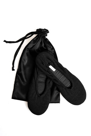 CASHMERE BALLET FLAT SLIPPERS BY SKIN - Velvet Staging 2.0